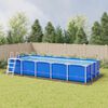 vidaXL Mata pod basen, jasnoszara, 999x500 cm, geowł&oacute;knina poliestrowa