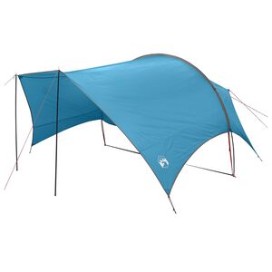 vidaXL Wodoodporny tarp do campingu niebieski 550 x 400 x 230 cm