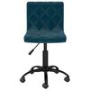 vidaXL Obrotowe krzesła stołowe, 2 szt., niebieskie, aksamitne