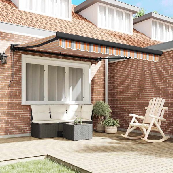 vidaXL Markiza Wielokolorowe 350 x 250 x 165 cm Poliester i aluminium