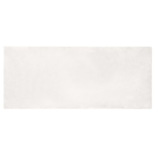 vidaXL Dywan z sztucznego kr&oacute;lika Olite Biały 100 x 200 cm Poliester