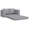 vidaXL Sofa Bed 60cm Jasnoszary tkanina