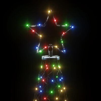 vidaXL Choinka z kołkiem gruntowym, 3000 kolorowych LED, 800 cm