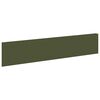 vidaXL Krawężnik do trawnika 10 szt. 100 x 22 cm Stal Oliwkowy zielony