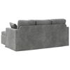 vidaXL Sofa Ciemnoszary 198 x 134 x 80 cm Aksamit