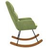 vidaXL Fotel bujany, jasnozielony, tapicerowany aksamitem