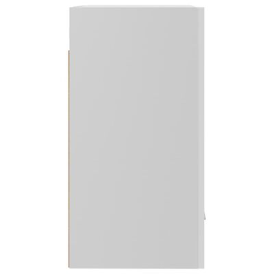 vidaXL Szafka wisząca, wysoki połysk, biała, 50x31x60 cm, płyta