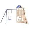 vidaXL Plac zabaw do ogrodu, lite drewno sosnowe