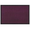 vidaXL Dywanik drzwiowy Bordowy 80 x 120 x 1.2 cm Tkanina Teddy