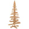 vidaXL Drewniana choinka KOTKA 120 cm Lite drewno sosnowe