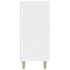 vidaXL Szafka, biała, 90x34x80 cm, materiał drewnopochodny