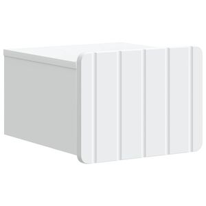 vidaXL Wisząca Szafka Nocna z szufladą Biały 33 x 34,5 x 24 cm