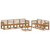 vidaXL Zestaw sof na zewnątrz 8 pcs naturalny Lite Drewno Akacji