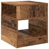 vidaXL Stolik końcowy Stare drewno 40,5 x 40 x 45 cm