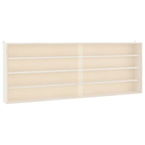 vidaXL Drewniana gablota kolekcjonerska z drzwiami, 100x8,5x37 cm