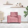 vidaXL Sofa Fotel R&oacute;żowy 100x78x84 cm Aksamit