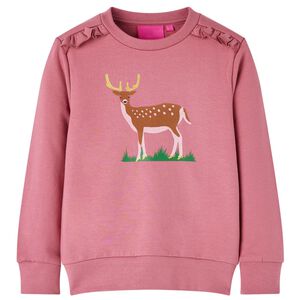Bluza dziecięca, malinowa, 92