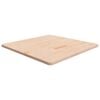 vidaXL Kwadratowy blat do stolika, 80x80x2,5 cm, surowe drewno dębowe