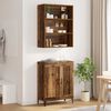 vidaXL Highboard 2 pcs Stare drewno Materiał drewnopochodny