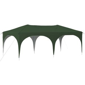 vidaXL Namiot imprezowy rozkładany 575 x 288 x 245 cm zielony