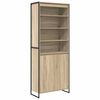 vidaXL Wysokie szafki Sonoma 79 x 36 x 200 cm Drewno inżynieryjne