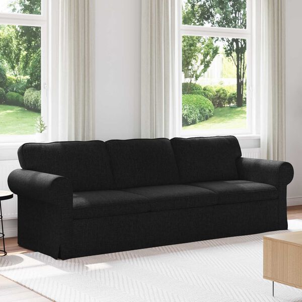 vidaXL Sofa Czarny