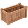 vidaXL Podwyższona donica 50x25x25 cm, lite drewno tekowe