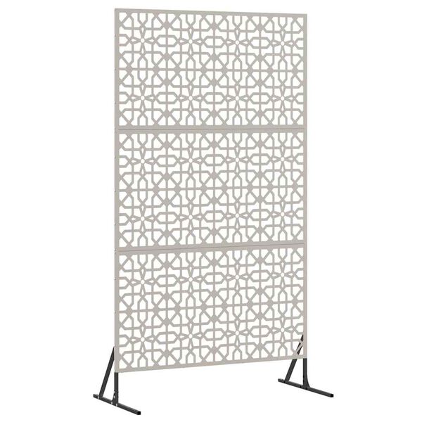 vidaXL Ekran prywatności Szary 100 x 50 x 180 cm