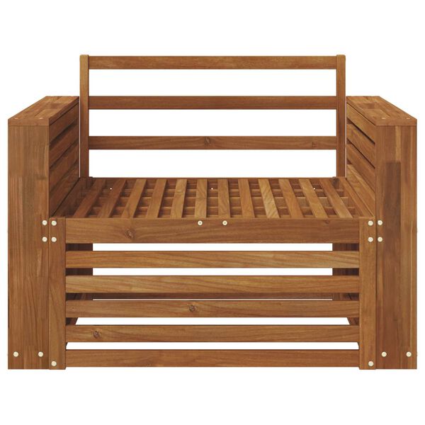 vidaXL 2 Sztuka Sofa z podłokietnikami Lite Drewno Akacji Naturalny