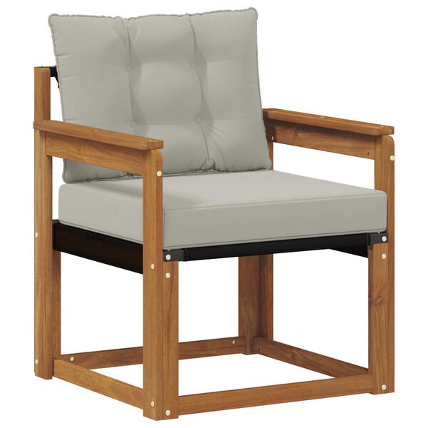 vidaXL Zestaw sof na zewnątrz Drewno akacji i tekstylen