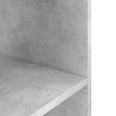 vidaXL Szafka pod akwarium, szarość betonu, 60,5x36x72,5 cm