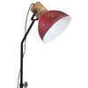 vidaXL Lampa stojąca, 25 W, postarzany czerwony, 30x30x100-150 cm, E27
