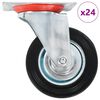 vidaXL 24 k&oacute;łka skrętne, 100 mm