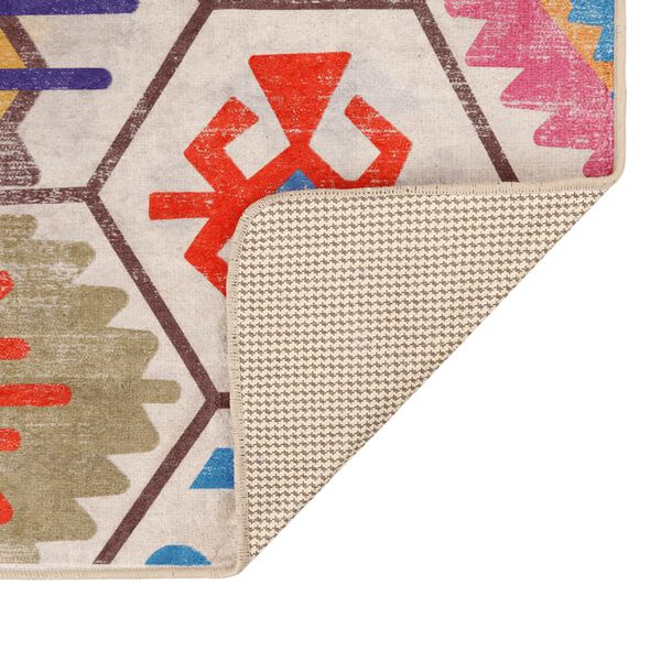 vidaXL Dywan z możliwością prania, kolorowy, 190x300cm