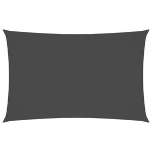 vidaXL Prostokątny żagiel ogrodowy, tkanina Oxford, 2x5 m, antracyt