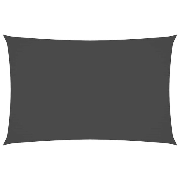 vidaXL Prostokątny żagiel ogrodowy, tkanina Oxford, 2x5 m, antracyt