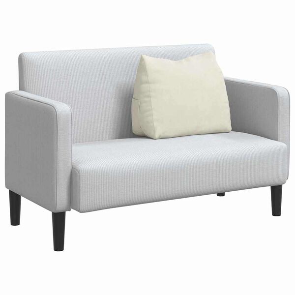 vidaXL Poduszka na plecy Kremowy 60 x 20 x 50 cm Tkanina sztruksowa