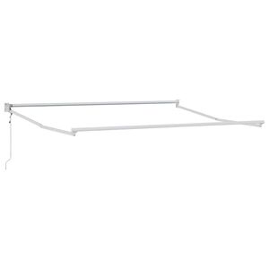 vidaXL Electric Awning Frame 3 x 2,5 m Biały