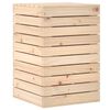 vidaXL Kosz na pranie, 44x44x66 cm, lite drewno sosnowe