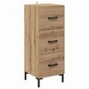 vidaXL Highboard z szufladą Dąb rzemieślniczy 34,5 x 34 x 180 cm