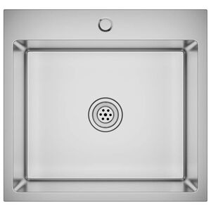 vidaXL Ręcznie robiony zlew kuchenny, stal nierdzewna