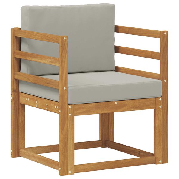 vidaXL Sofa na zewnątrz Lite drewno akacjowe i poliester