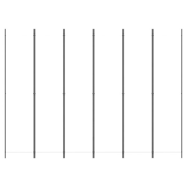 vidaXL Parawan 6-panelowy, biały, 300x220 cm, tkanina