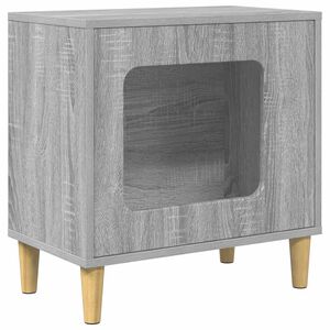 vidaXL Koty Dom Szary Sonoma 51 x 30 x 52 cm Drewno inżynieryjne
