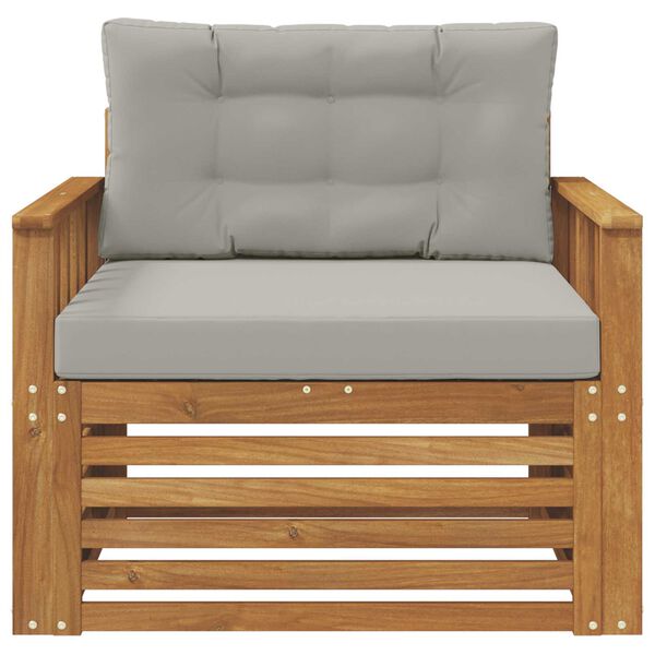 vidaXL Zestaw sof na zewnątrz Lite drewno akacjowe i poliester