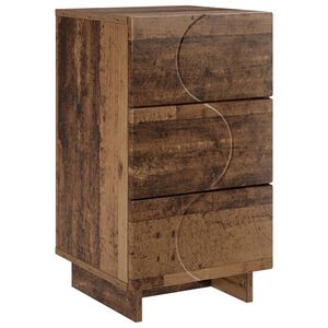 vidaXL Szafka Nocna Stare drewno 33,5 x 34,5 x 60 cm