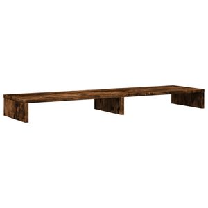 vidaXL Podstawka pod monitor, przydymiony dąb, 100x27x10 cm