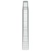 vidaXL Kosze gabionowe, 9 szt, 400x30x200/220 cm, galwanizowane żelazo