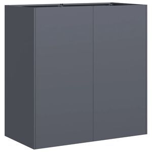 vidaXL Doniczka Antracyt 80x40x80 cm Stal walcowana na zimno