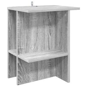 vidaXL Stolik kawowy Szary Sonoma 40 x 30 x 49 cm Drewno inżynieryjne
